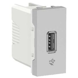 Módulo Tomada Carregador Usb 2.0 1A 1m Orion Alumínio Bivolt Schneider