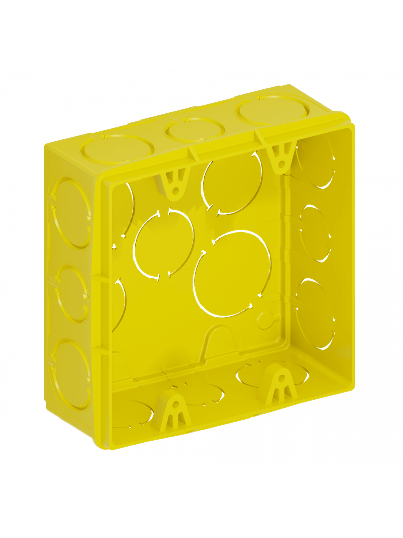 Caixa-de-Luz-4X4-Flex-Quadrada-PVC-Amarela-Tigre