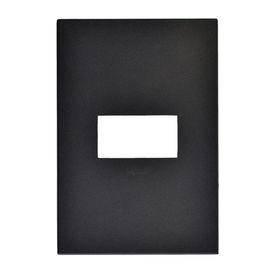 Placa 4x2 1 Posto Quadrada 592681 Arteor Grafite