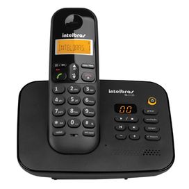 Telefone Sem Fio Digital Com Secretária Eletrônica Ts3130  Preto