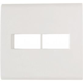 Placa 4x4 com 2 Postos Liz Branco Tramontina