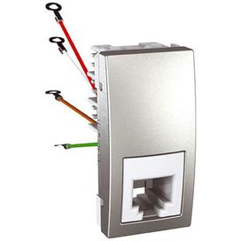Módulo Tomada Rj11 2fios 1m Orion Aluminio 110v Schneider