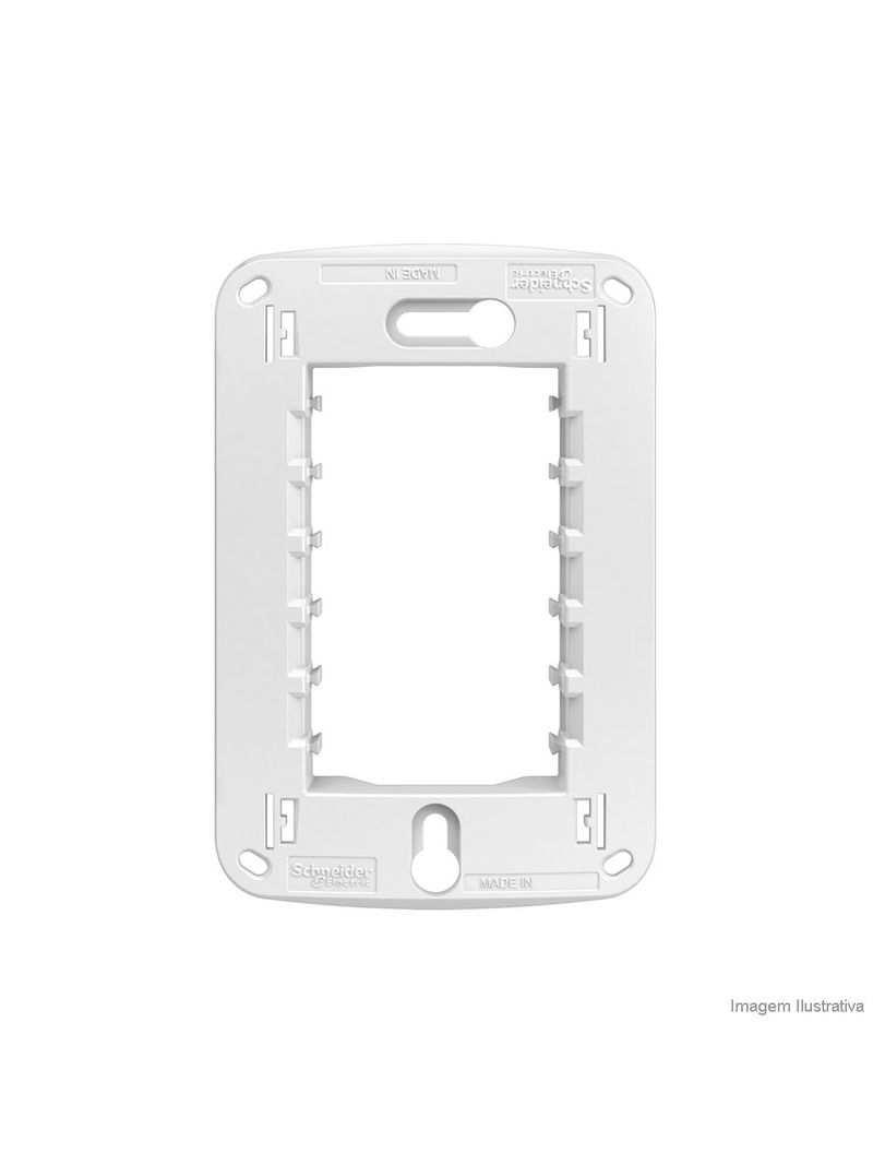Suporte-4x2-Para-3-Modulos-Miluz--Branco