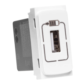 Módulo Carregador USB 1100ma Branco Zeffia Pial