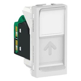 Módulo Tomada Rj45 8fios Utp Cat5e Toolless 1m Branco Schneider