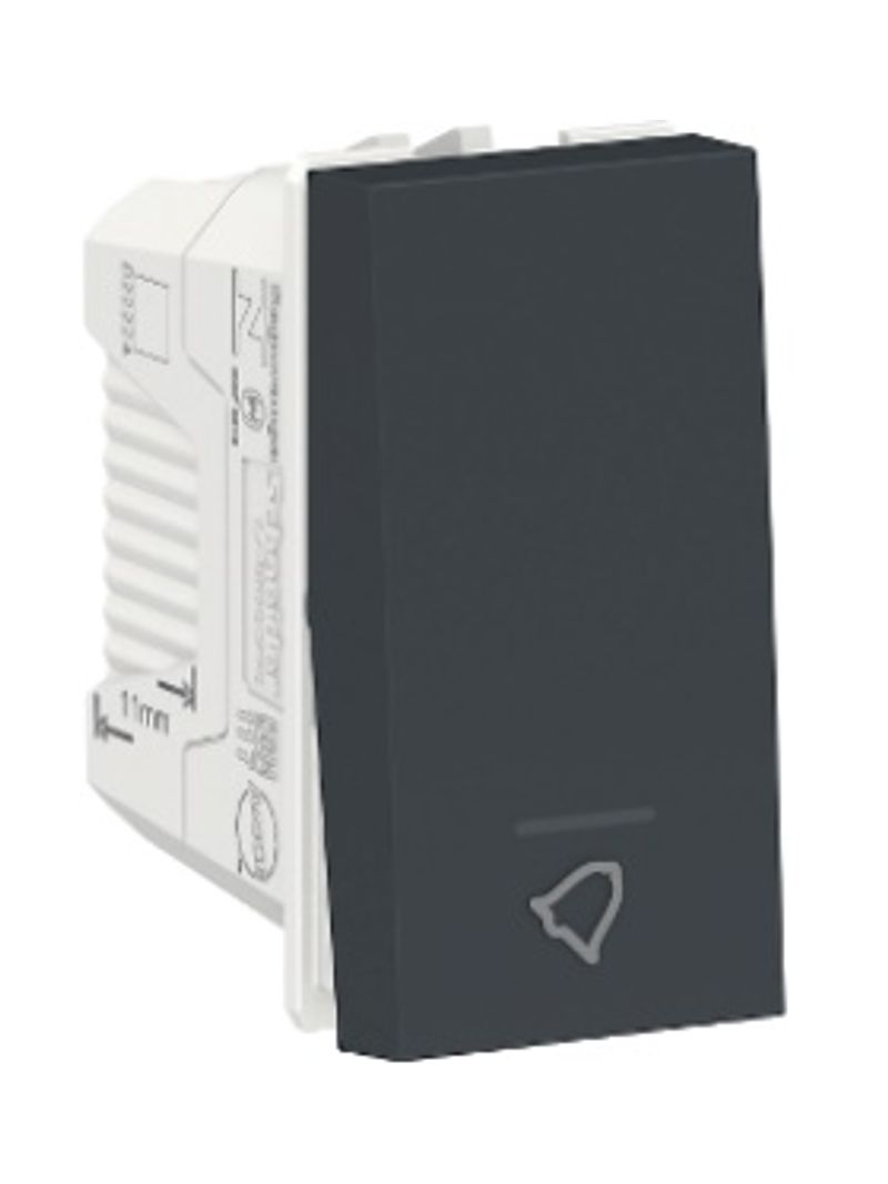 Modulo-Pulsador-Campainha-10A-250V-1M-Orion-Grafite-Schneider-