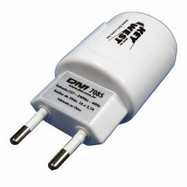 Carregador Viagem Com duas Saídas Usb Bivolt Key West
