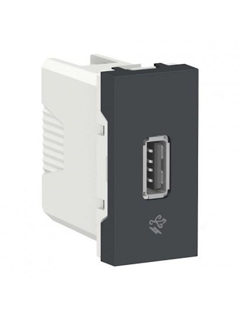 Modulo-Tomada-Carregador-Usb-2.0-1a-1m-Orion--Grafite-Biv