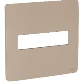 Placa 4x4  2 Postos Orion Bege Schneider