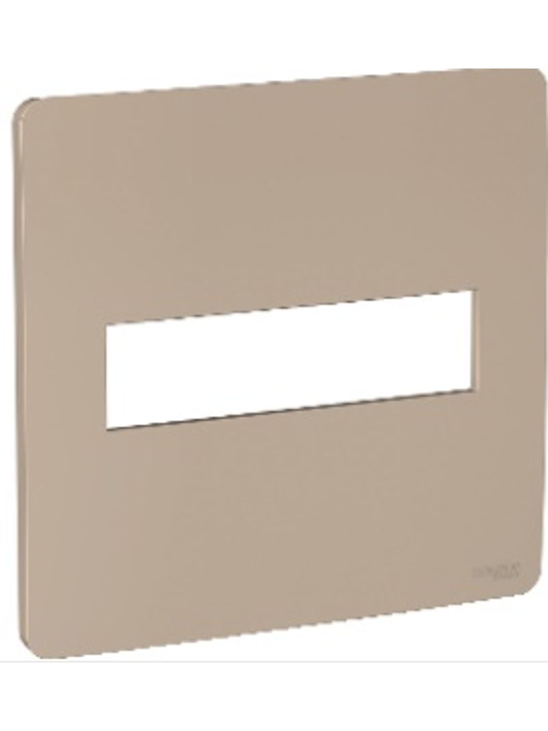 Placa-4x4-Cega-2-postos-Orion-Bege-Schneider-