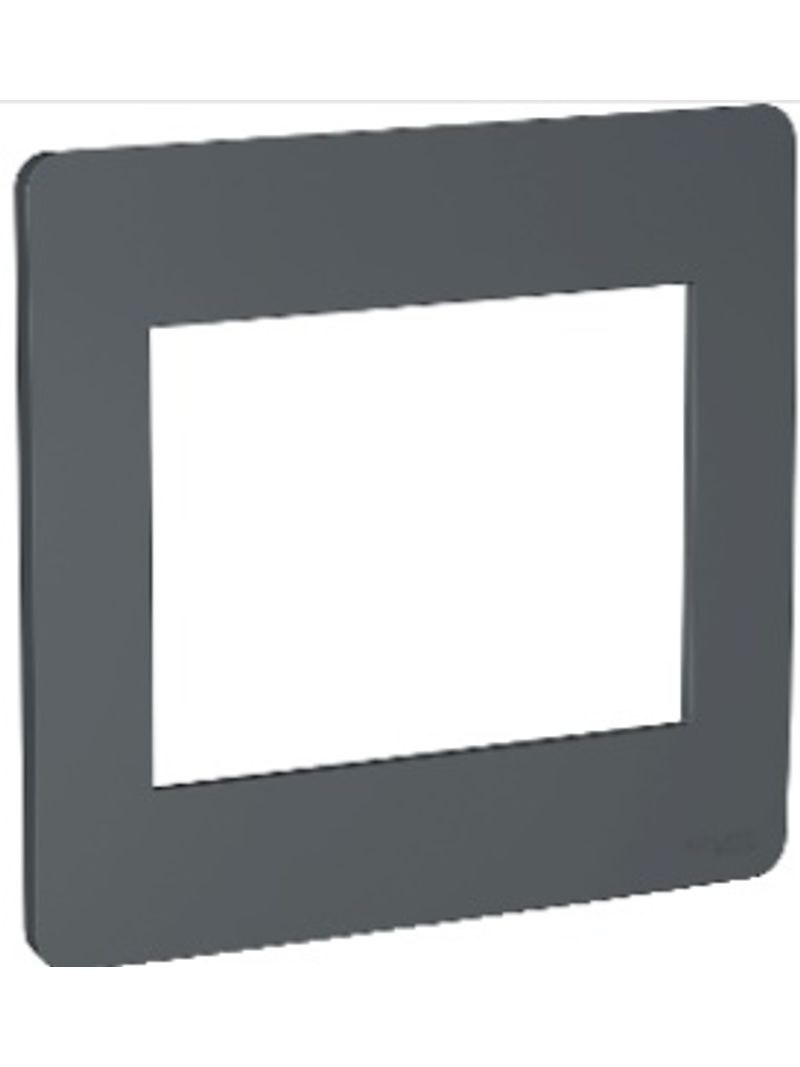 Placa-4x4-2-Postos-Stellar-Black-Orion-Schneider-