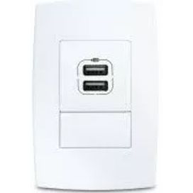 Conjunto 4x2 Tomada Carreg.2 Usb 1500ma 615089