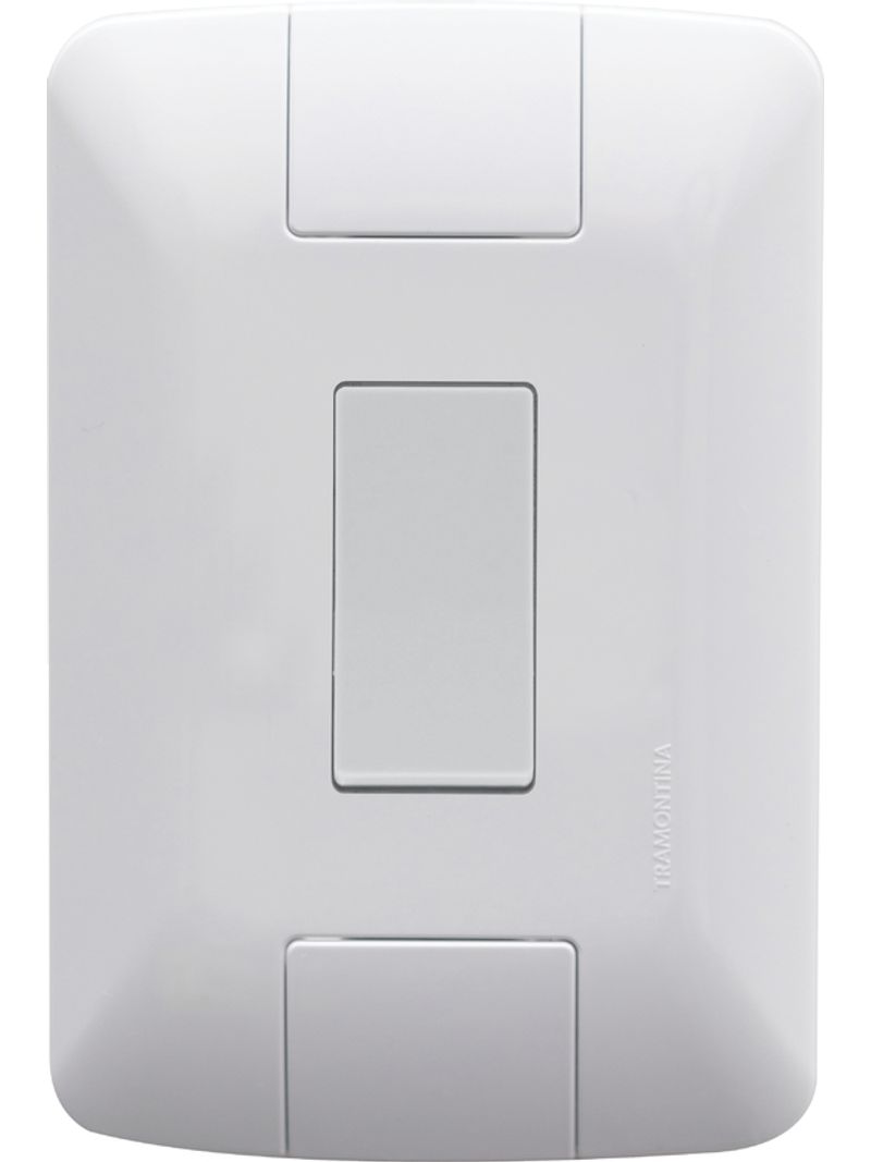 Conjunto-Interruptor-Simples-6A-250V-Aria-Branco-Tramontina