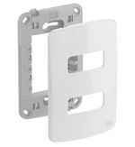 Placa-e-Suporte-4x2-2-Postos-Branca--Weg-Compose