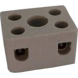 Conector Porcelana Bipolar 10mm 30A A Santos