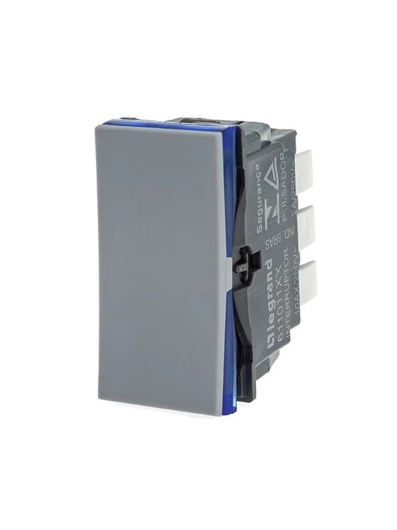 Modulo-Interruptor-Paralelo-10A-Borne-Automatico-Cinza-Pial-Plus-