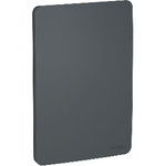 Placa-Cega-4X2-Stellar-Black-Schneider-Electric