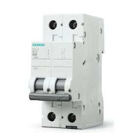 Disjuntor 2 Polos 63a Tipo C 5SL12637 Siemens