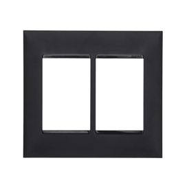 Placa 3+3P 4x4 Preta Pial Plus+