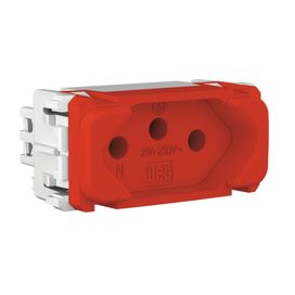 Tomada 2P+T 20A Composé Vermelho Weg