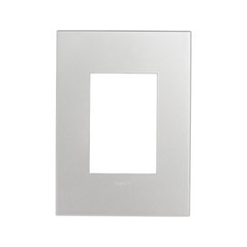 Placa 4x2 3 Postos Arteor Soft Alumínio Pial