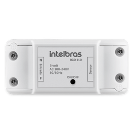 Acionador Wi Fi Smart IGD110 para Portão Bivolt Branco Intelbras