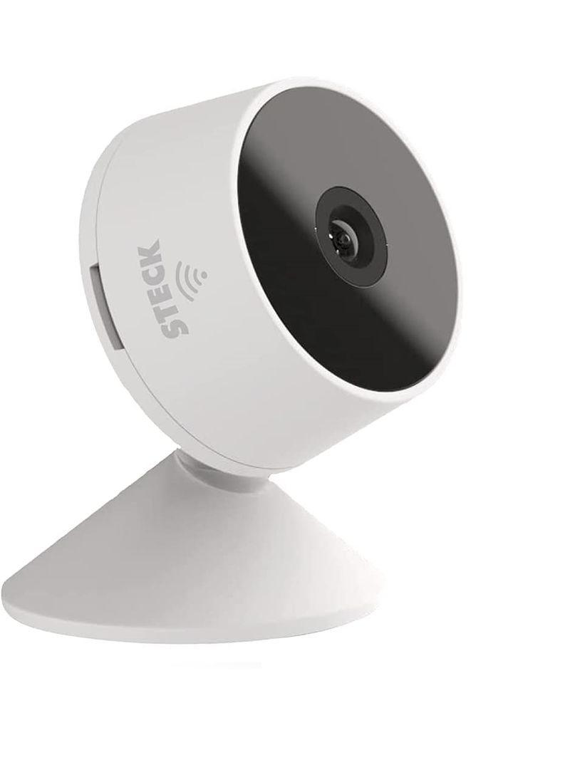 Camera-Seguranca-Interna-WI-FI-Smarteck-Branco-Steck