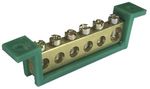 Barramento-Terra-6-Terminais-Fixacao-70mm-Verde-Steck