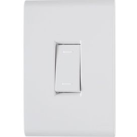 Conjunto 4x2 com 1 Interruptor Paralelo 10A 250V Liz Branco Tramontina