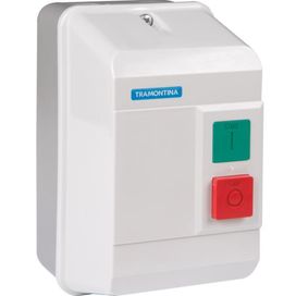 Chave de Partida Trifásica TRQ3-5,5P 1.25-2A Cinza Claro Tramontina