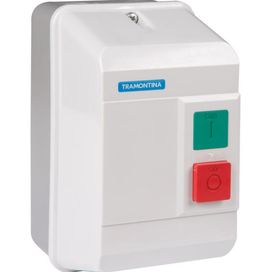Chave de Partida Trifásica TRQ3-5,5P 1.6-2.5A Cinza Claro Tramontina