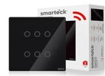 Interruptor-4x4-6M-Touch-WI-FI-Smarteck-Preto-Steck