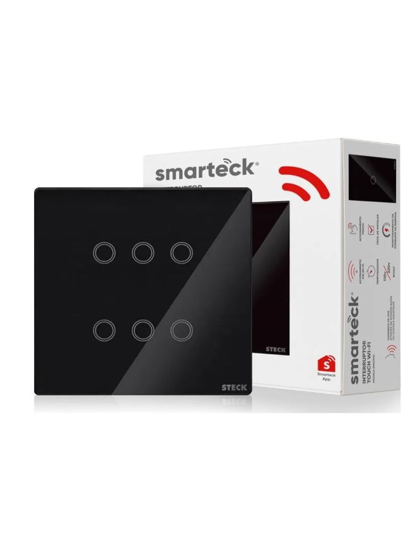 Interruptor-4x4-6M-Touch-WI-FI-Smarteck-Preto-Steck