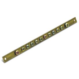 Barramento Neutro e Terra 12 Terminais 210mm Steck