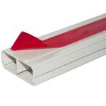 Canaleta-Aparente-Conduteck-40x16-2M-com-Adesivo-Branco-Steck