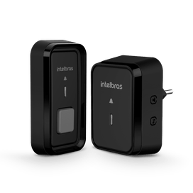 Campainha Sem Fio com Bateria Cib 101 Preto Intelbras