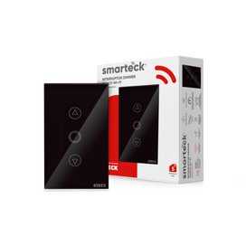 Interruptor 4x2 Dimmer Touch WI-FI Preto Bivolt Steck