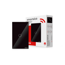 Interruptor 4x2 1M Touch WI-FI Smarteck Preto Bivolt Steck