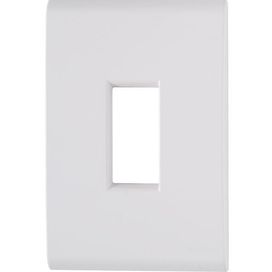 Placa 4x2 com 1 Posto Vertical Liz Branco Tramontina