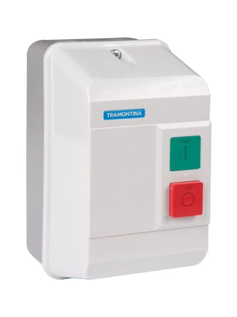 Chave-de-Partida-Trifasica-TRQ3-55P-0.63-1A-Cinza-Claro-Tramontina