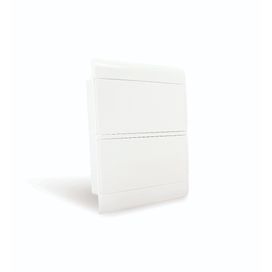 Quadro Distribuição Embutir Ouro Box 24 Módulos Din Branco Steck