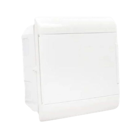 Quadro Distribuição Embutir Ouro Box para 8 Disjuntores Din Branco Steck