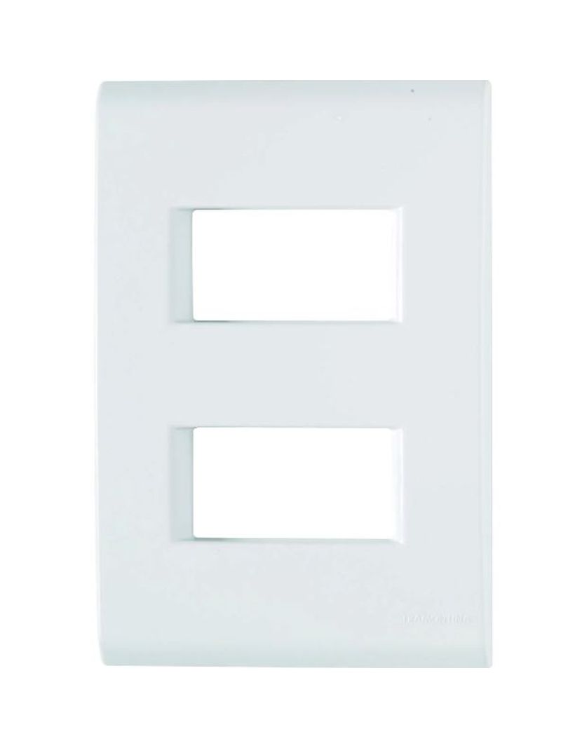 Placa-4x2-com-2-Postos-Afastados-Liz-Branco-Tramontina