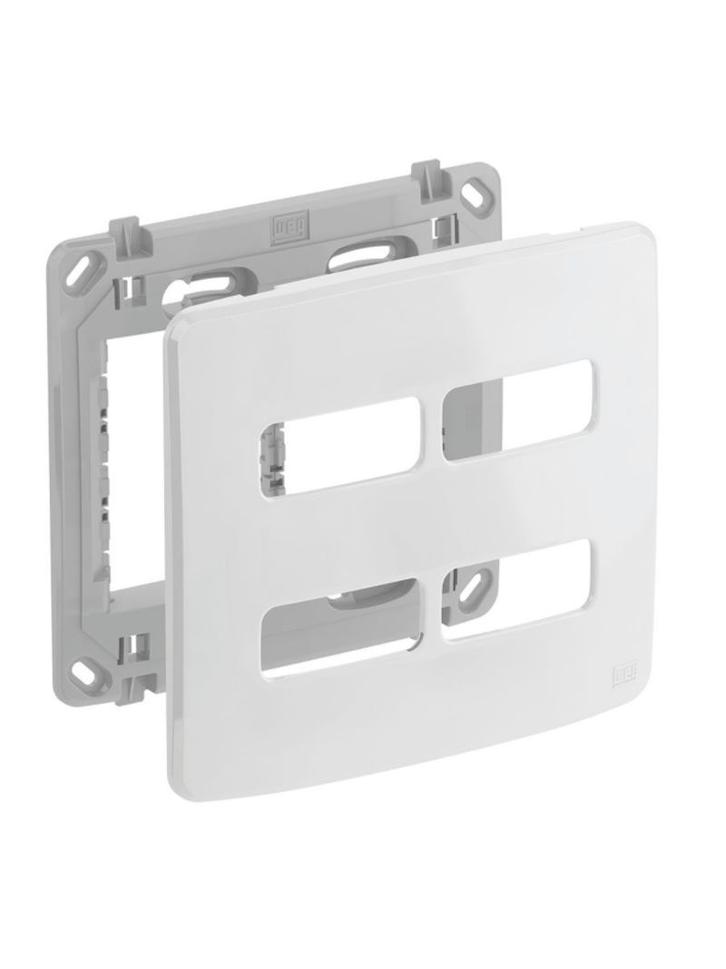Placa-e-suporte-4x4--4-Posicoes-Branca-Weg-Compose