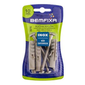 Parafuso Inox Cpa 6,3x70 Com Bucha 10mm Bemfixa