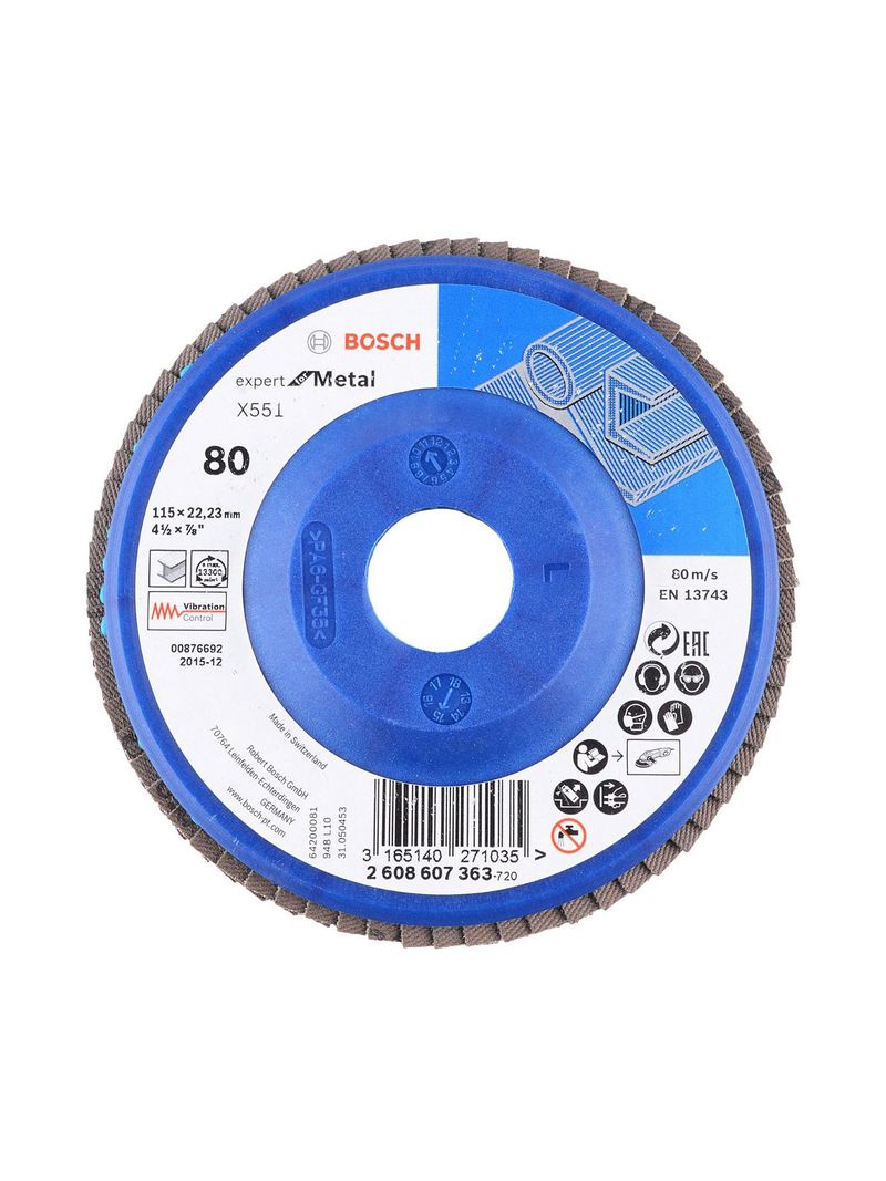 Disco-de-Lixa-Expert-Metal-115mm-Gr80