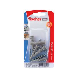 Bucha com Parafuso Cabeça Chata GKA com 5 Unidades Cinza Fischer