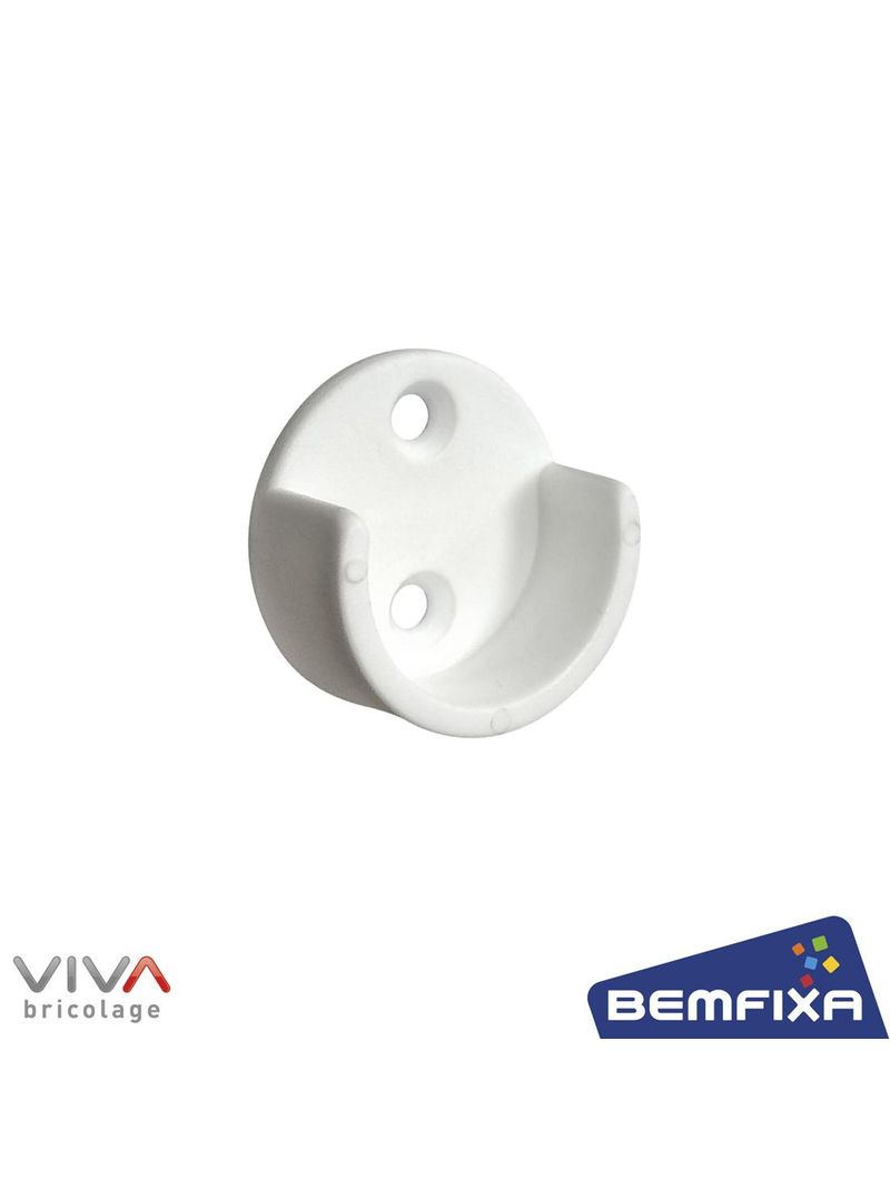 Suporte-para-Cabideiro-Tipo-Meia-Cana-com-2-Pecas--Branco-Bemfixa