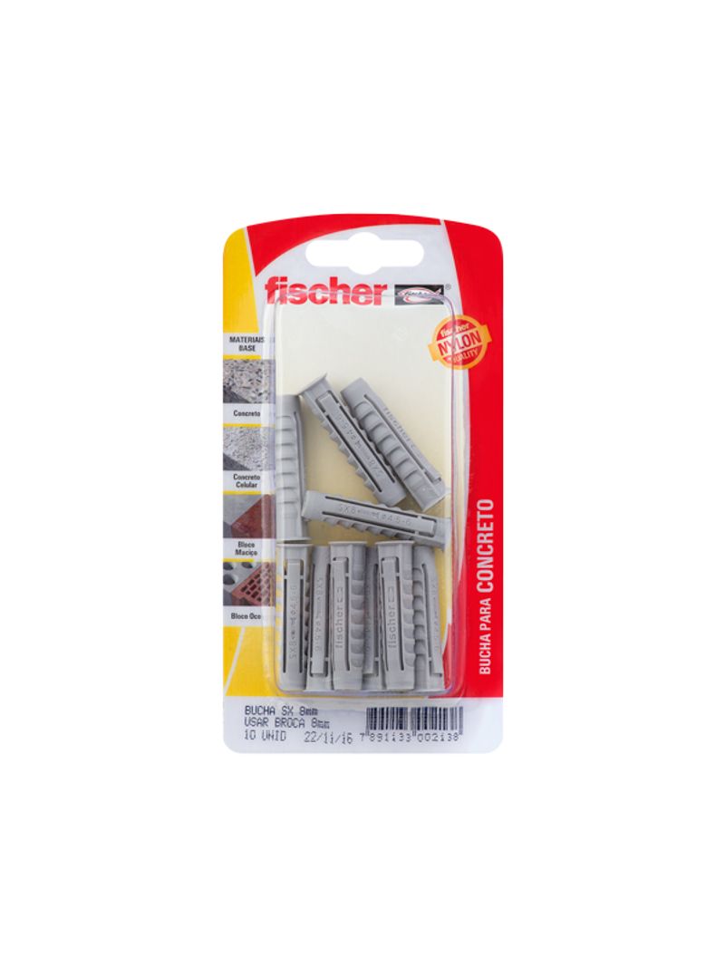 Bucha-Nylon-SX8-com-10-Unidades-Cinza-Fischer