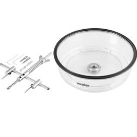 Furador Ajustável 40 a 200mm com Coletor Transparente Vonder